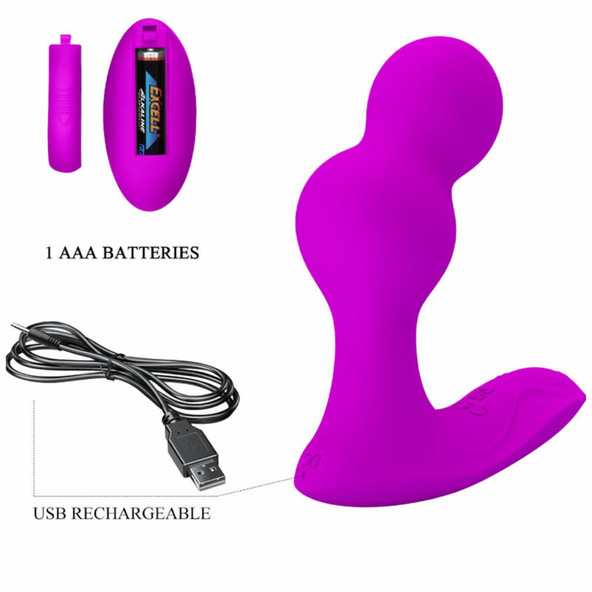 Pretty Love Anal Vibrator With Remote Control