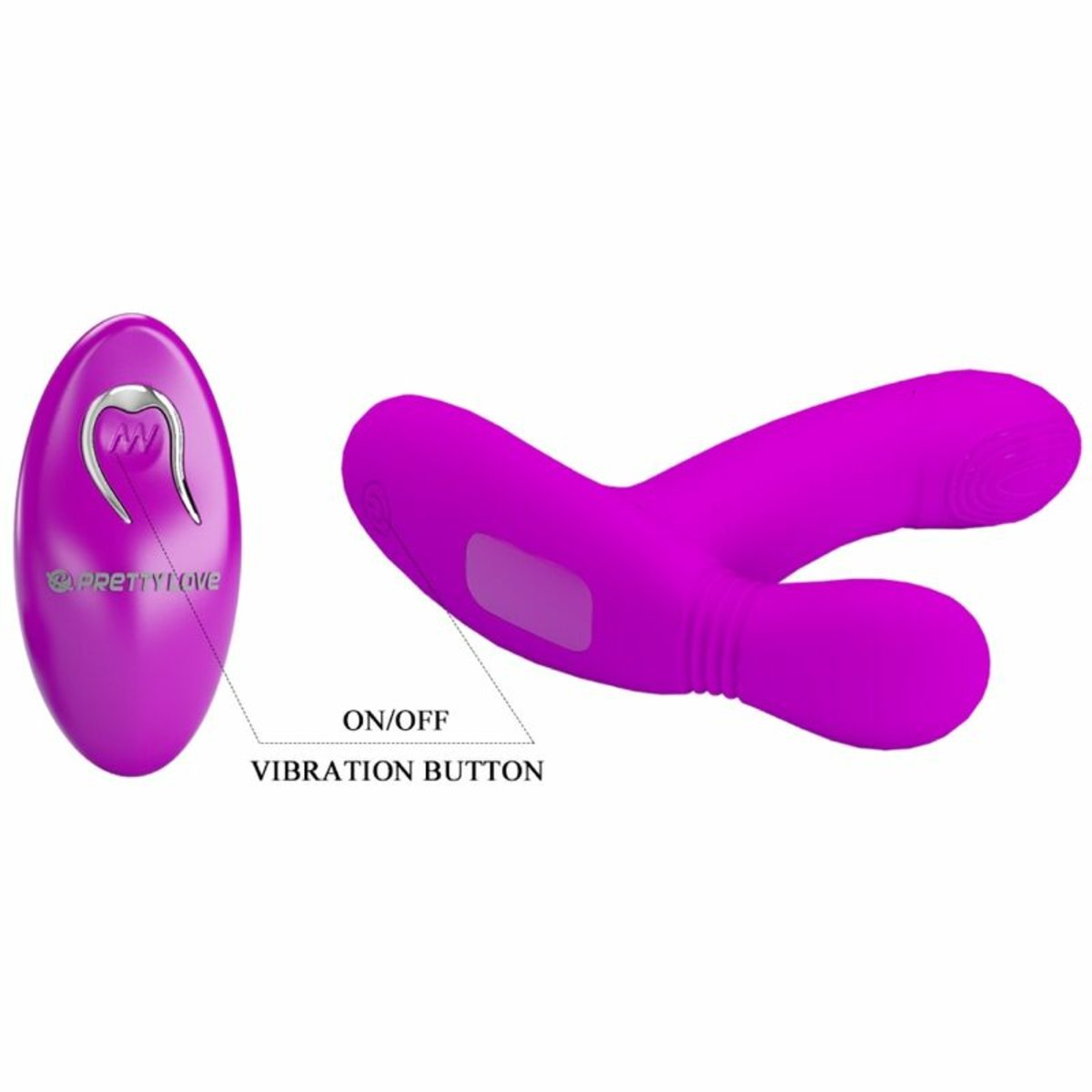 Pretty Love Clitoris Massager & Remote Control
