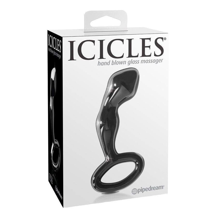 Butt Plug-Icicles Glass Butt Plug