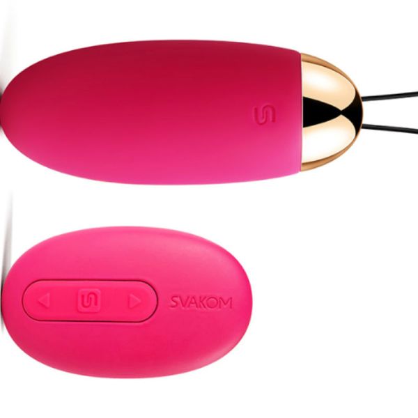 Svakom Elva Vibrating Egg Bullet Plum Red