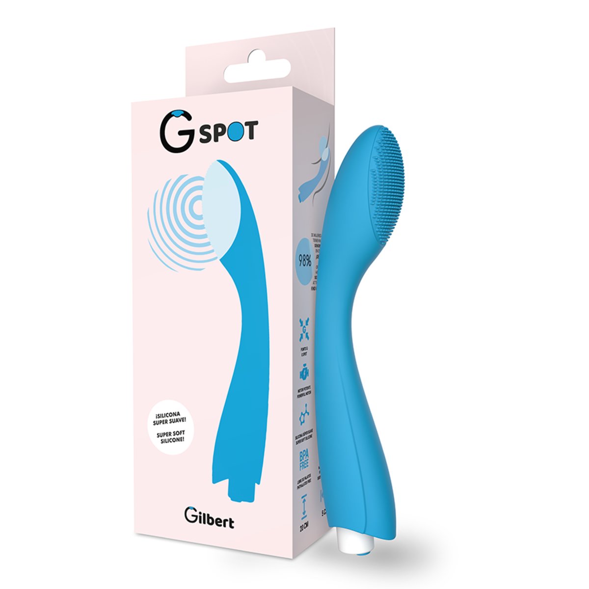 Gilbert Turquoise Blue-G-Spot Vibrator