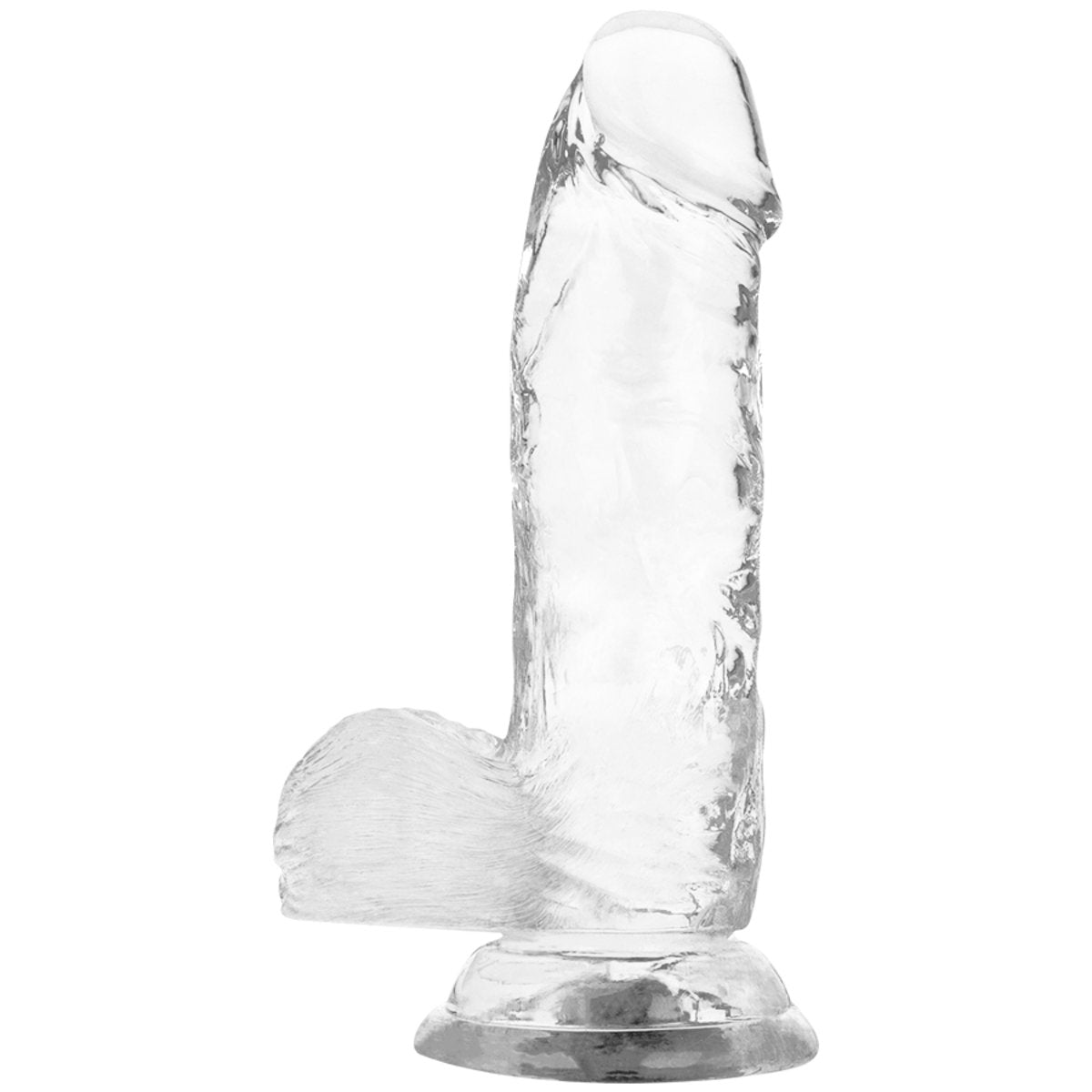 Dildo - Xray Clear Cock With Balls-15.5cm X 3.5cm