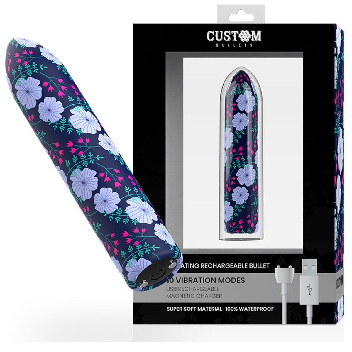 Custom Bullet Vibrator Rechargeable Spring