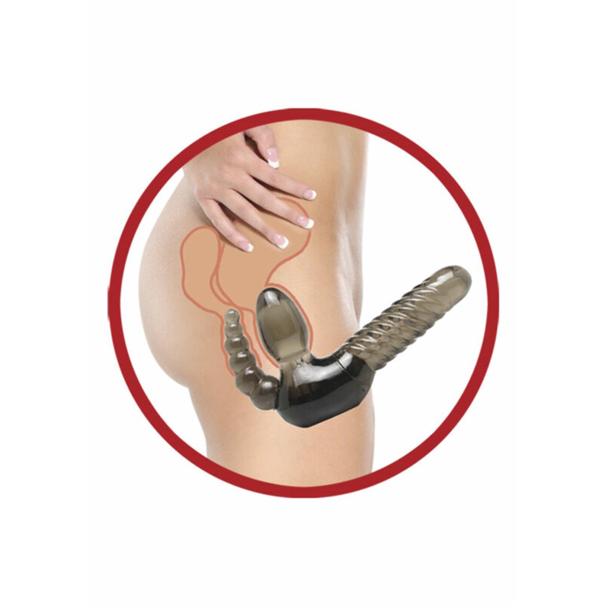 Strapless Strap-On With Anal Stimulator