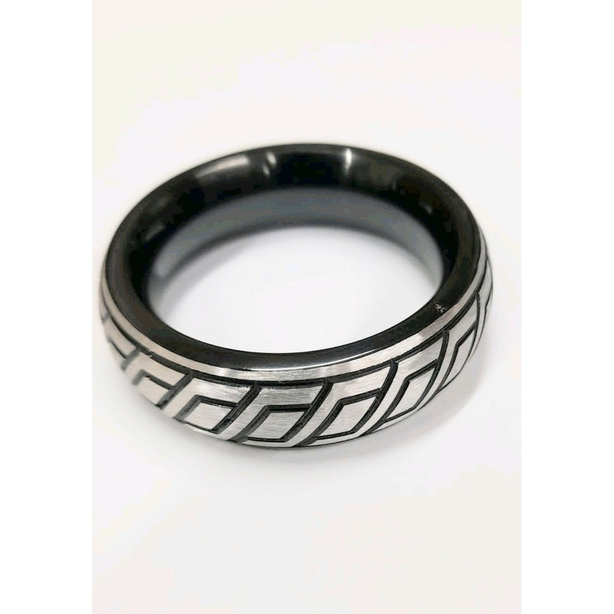 Steel Donut Cockring With Engraving