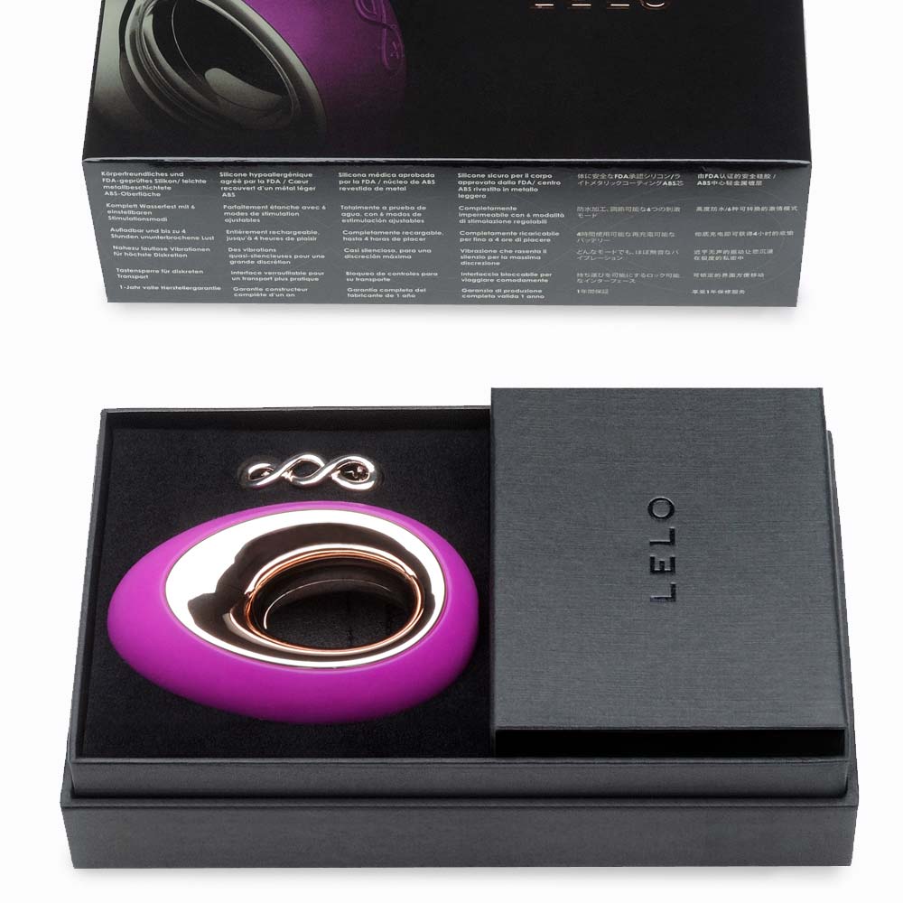 Lelo Alia Deep Rose Luxury Waterproof Rechargeable Massager Vibrator