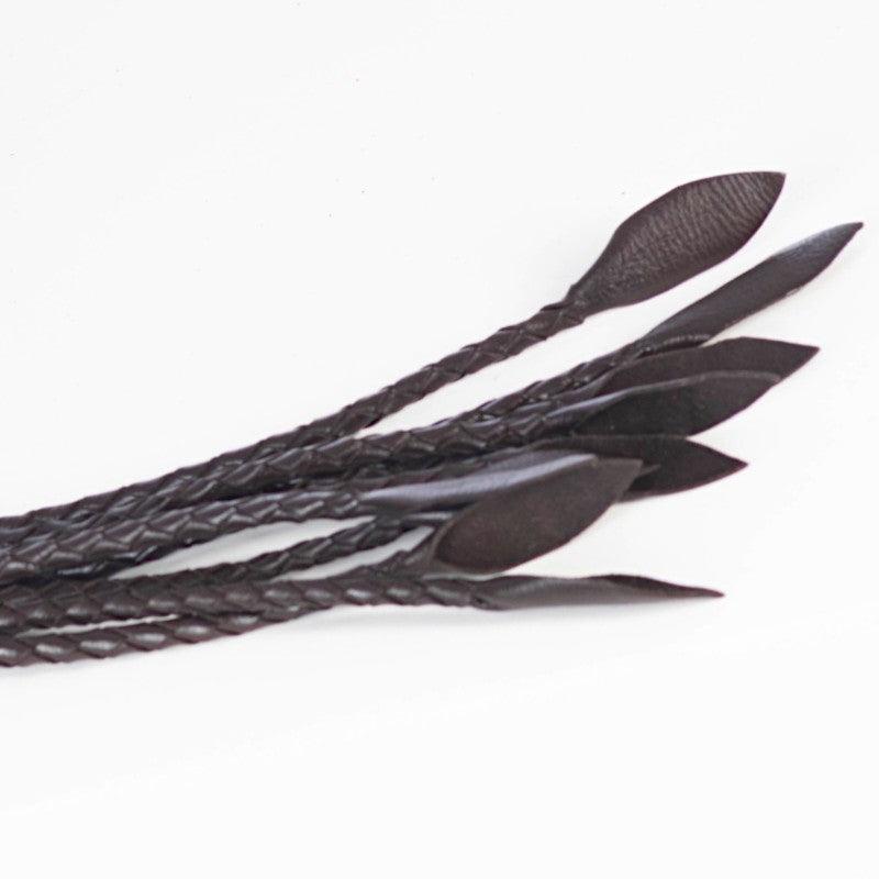Leather Cat-O-Nine Tails Dark Chocolate