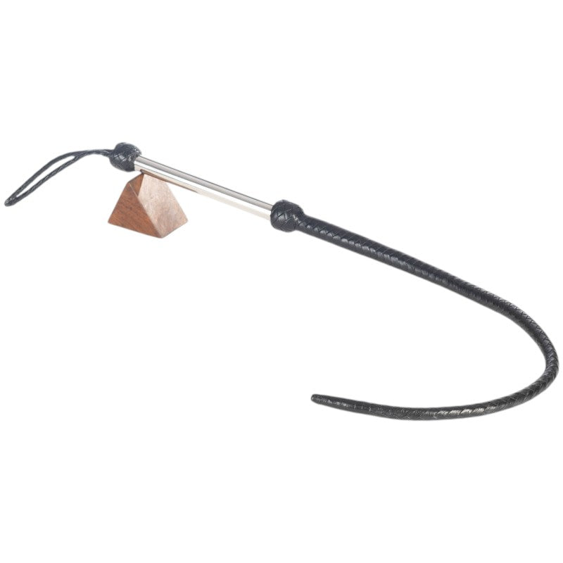 Steel & Leather Single Tail Whip