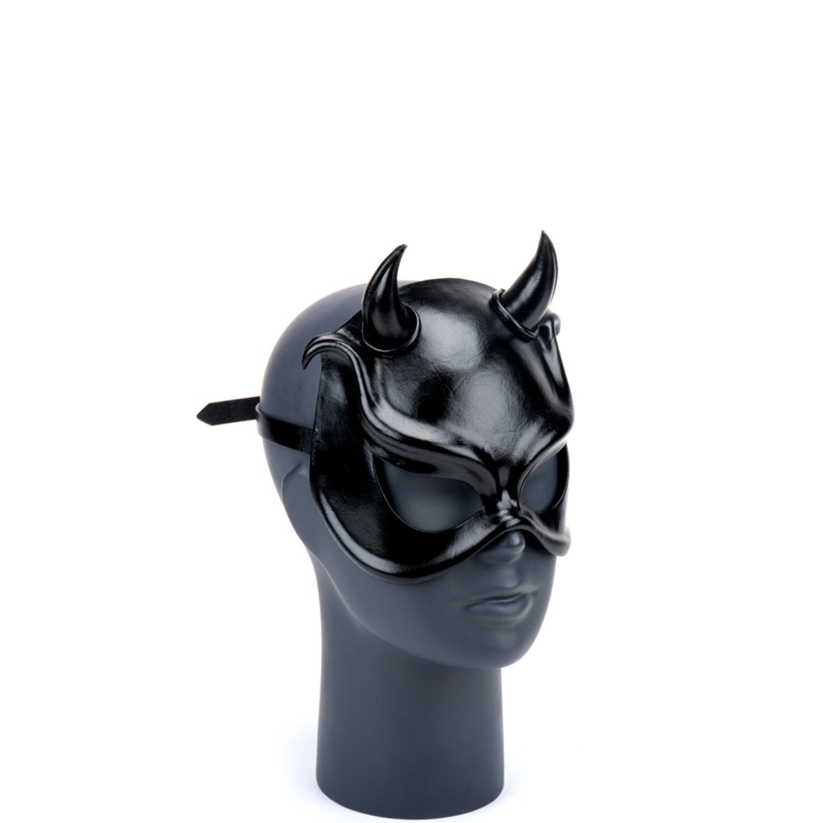 Cecilio Leather Designs Little Devil Mask - Black