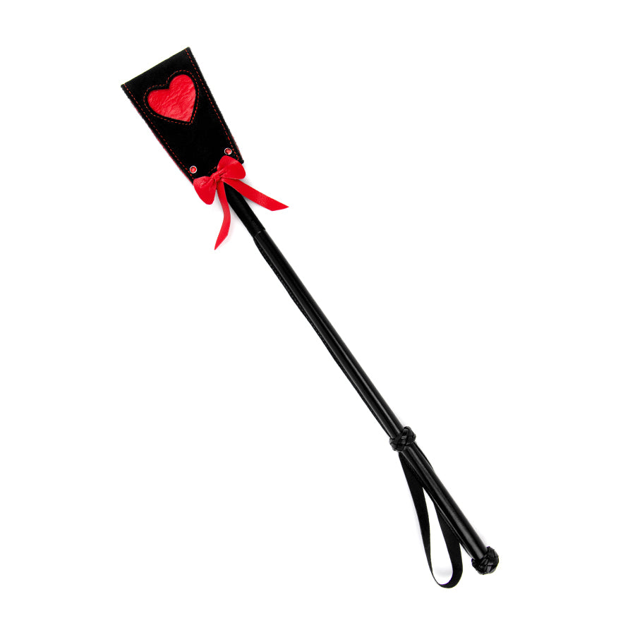 Bow & Heart Crop Black/Red