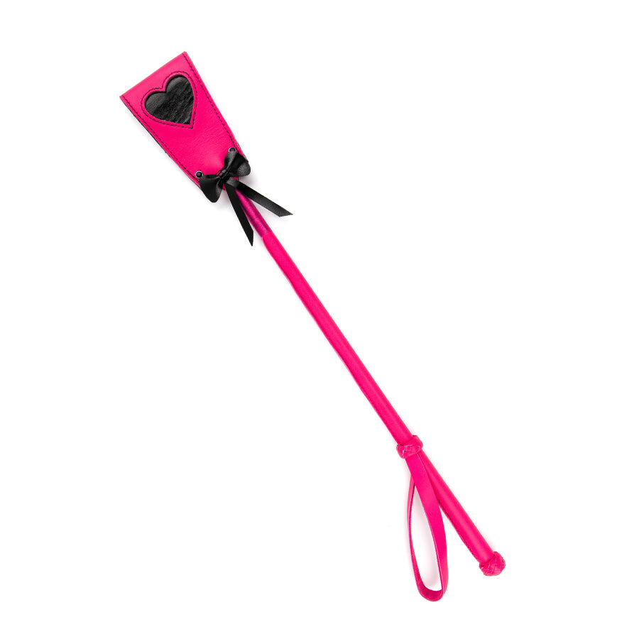 Bow & Heart Crop Pink/Black