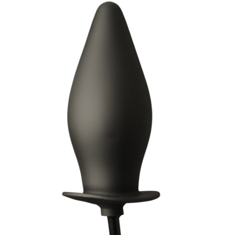 Butt Plug - Medium Inflatable Black Butt Plug