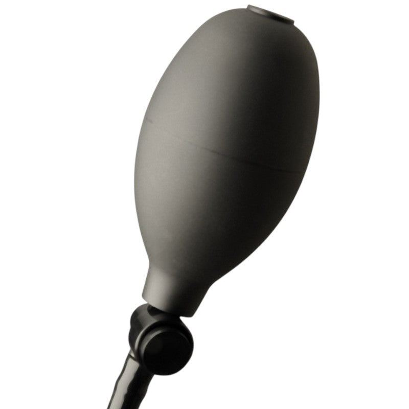 Butt Plug - Medium Inflatable Black Butt Plug
