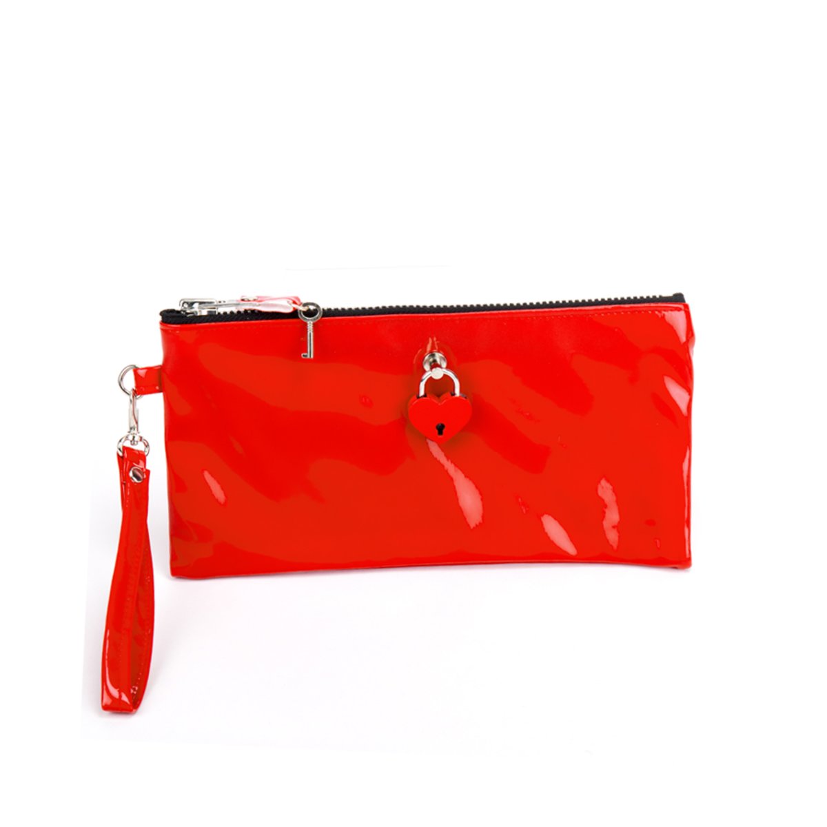 Clutch Bag W/ Padlock In