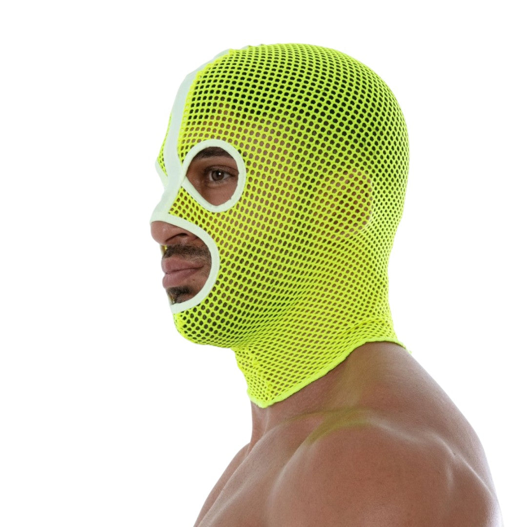 TOF Neon Mesh Hood Yellow One Size