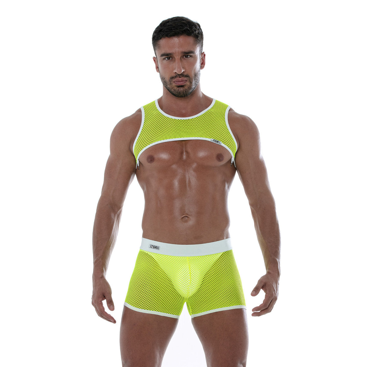 TOF Neon Mesh Shorts -Yellow