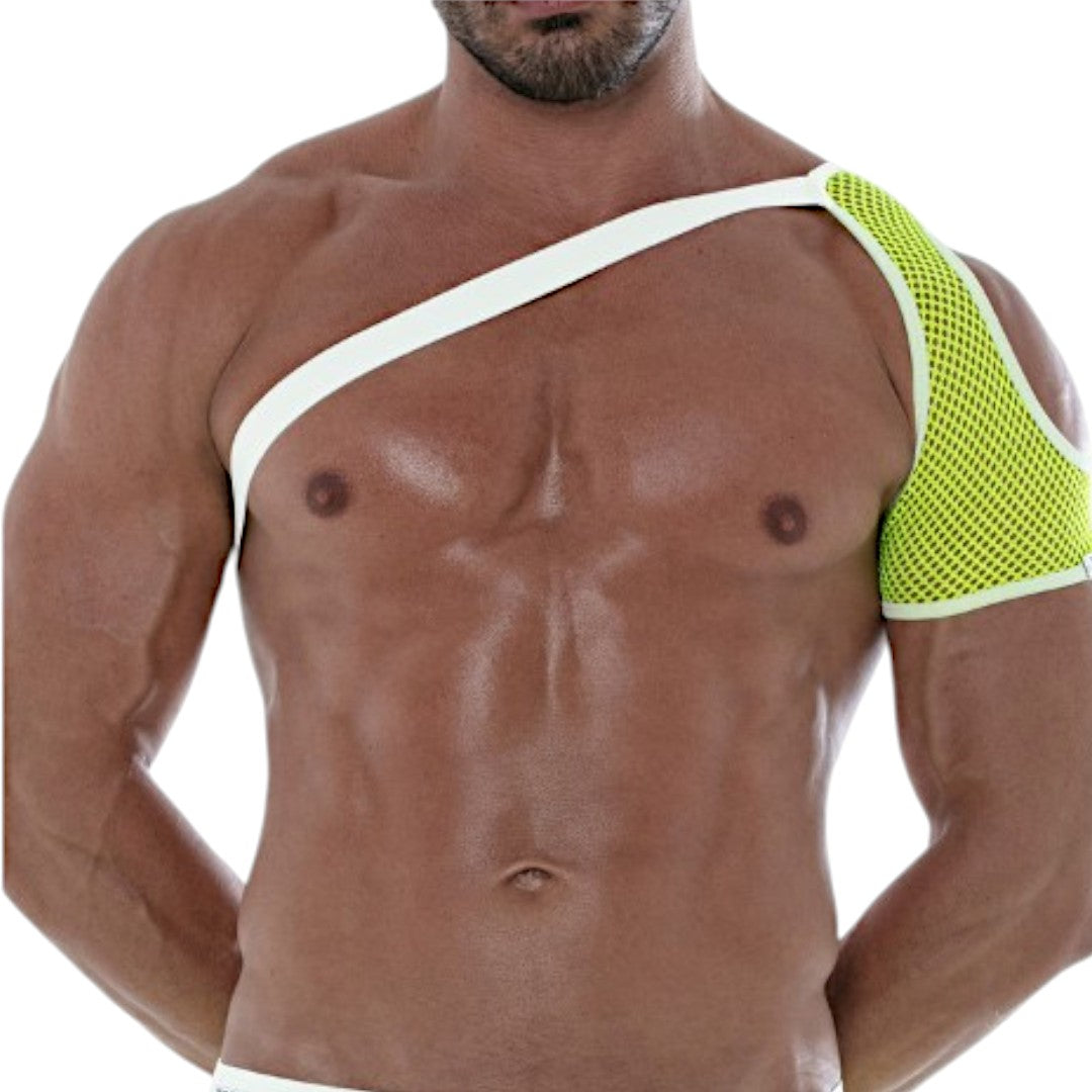 Neon Mesh Shoulder Harness -Yellow