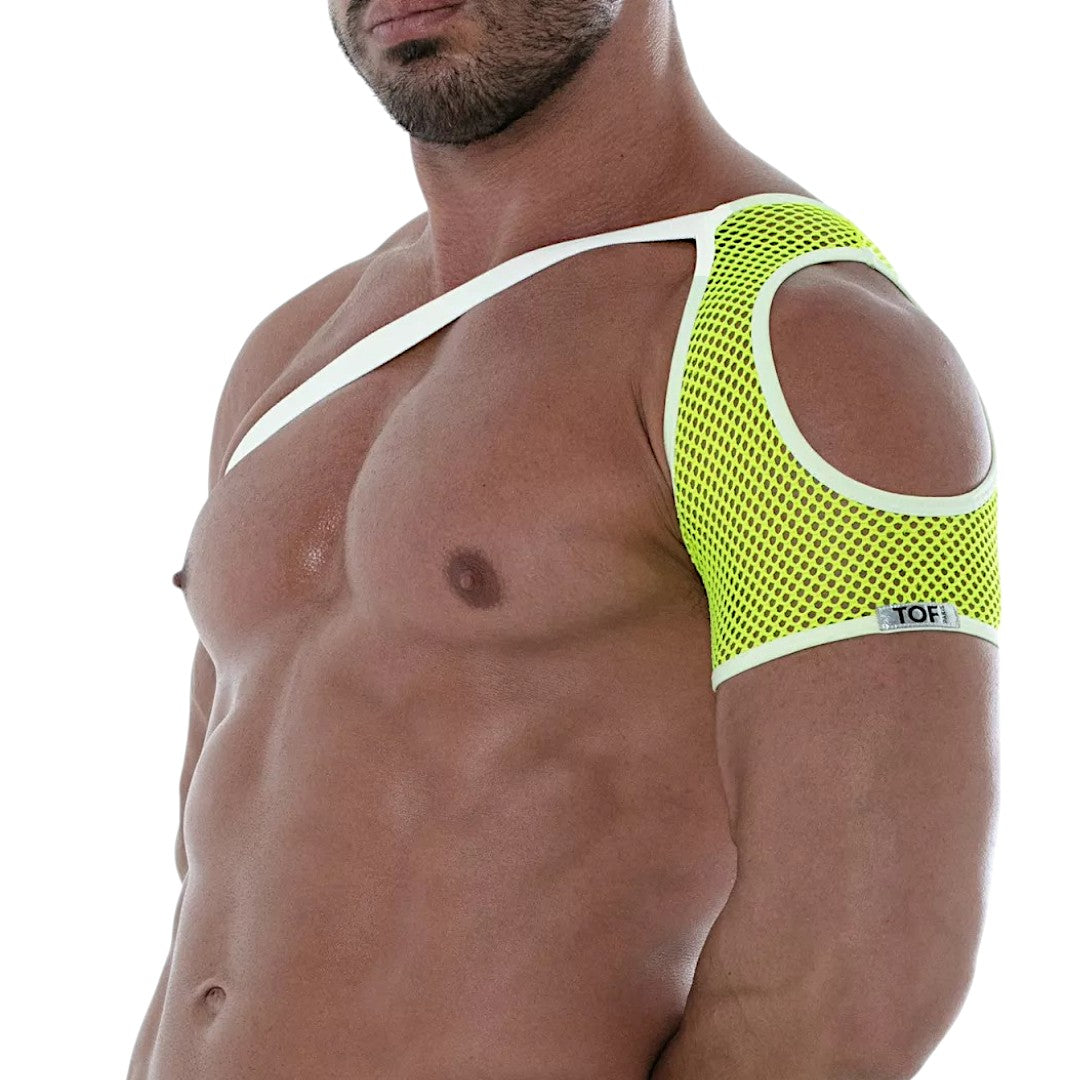 Neon Mesh Shoulder Harness -Yellow