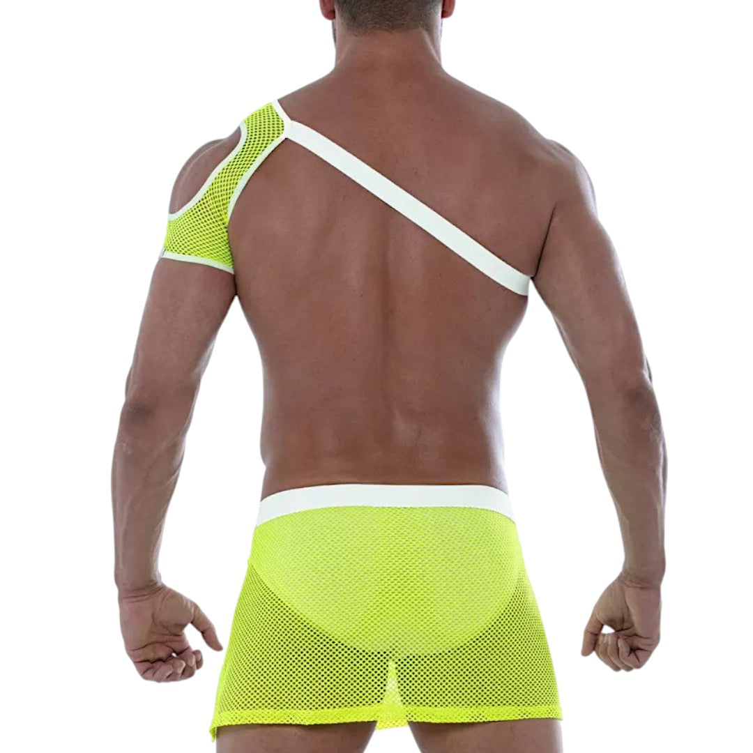 Neon Mesh Shoulder Harness -Yellow