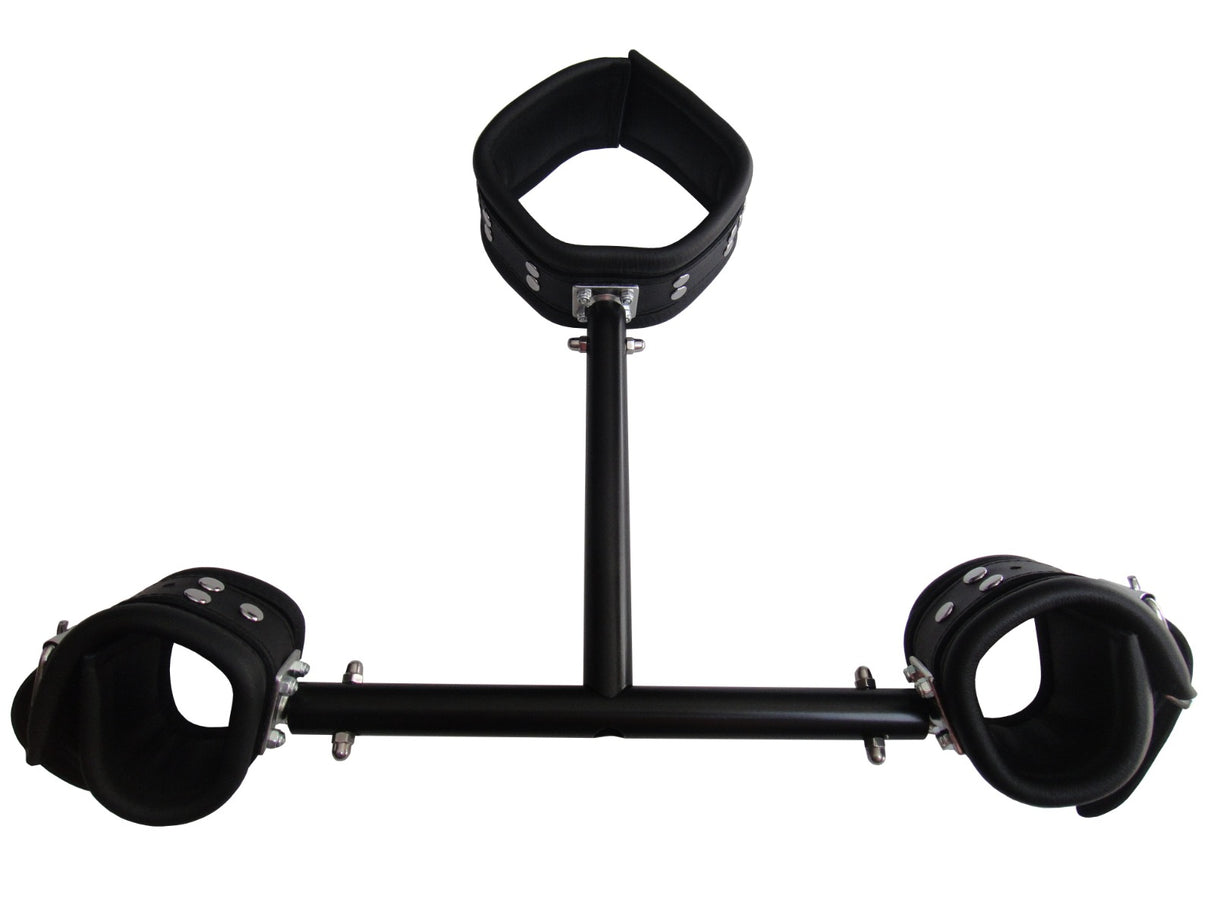 Neck/Hand Pillory W/ Leather Cuff