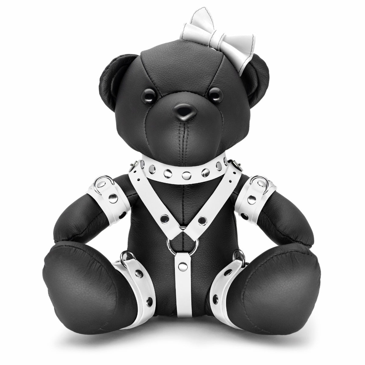 Leather Femme Bear White