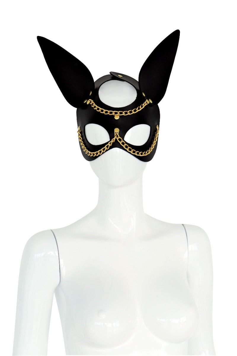 Leather Couture Bunny Mask