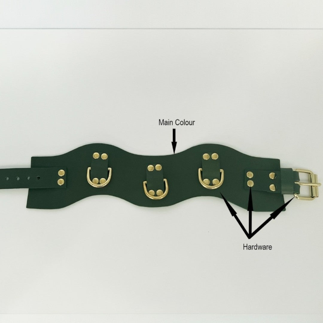 Wide Strap Posture Collar-Unlined Raw (M2O)