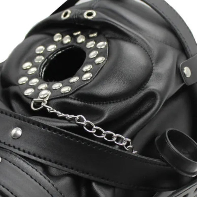 Sensory Deprivation Bondage Plug Hood