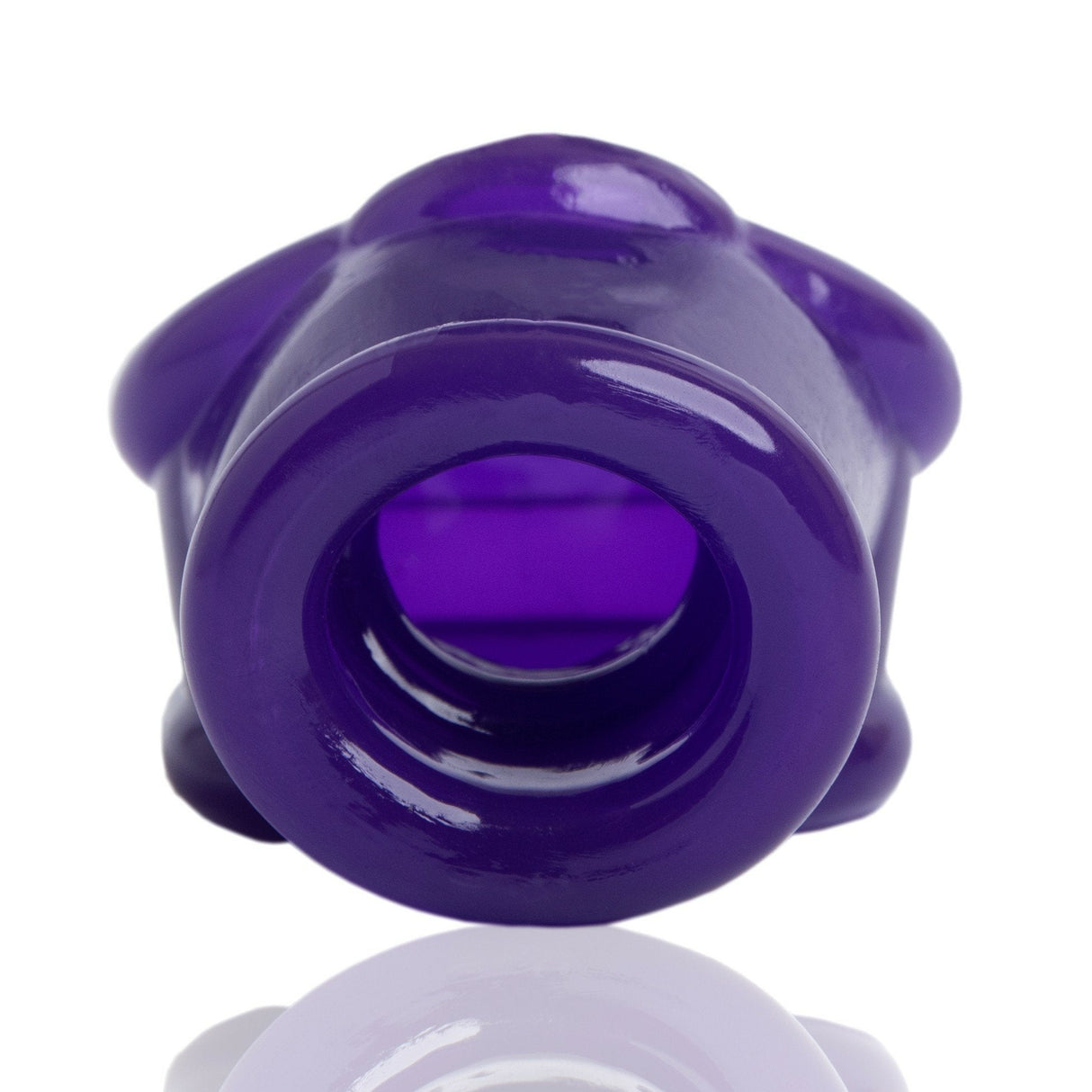 Powersling Cock Sling With Extended Ball Stretcher. Aubergine