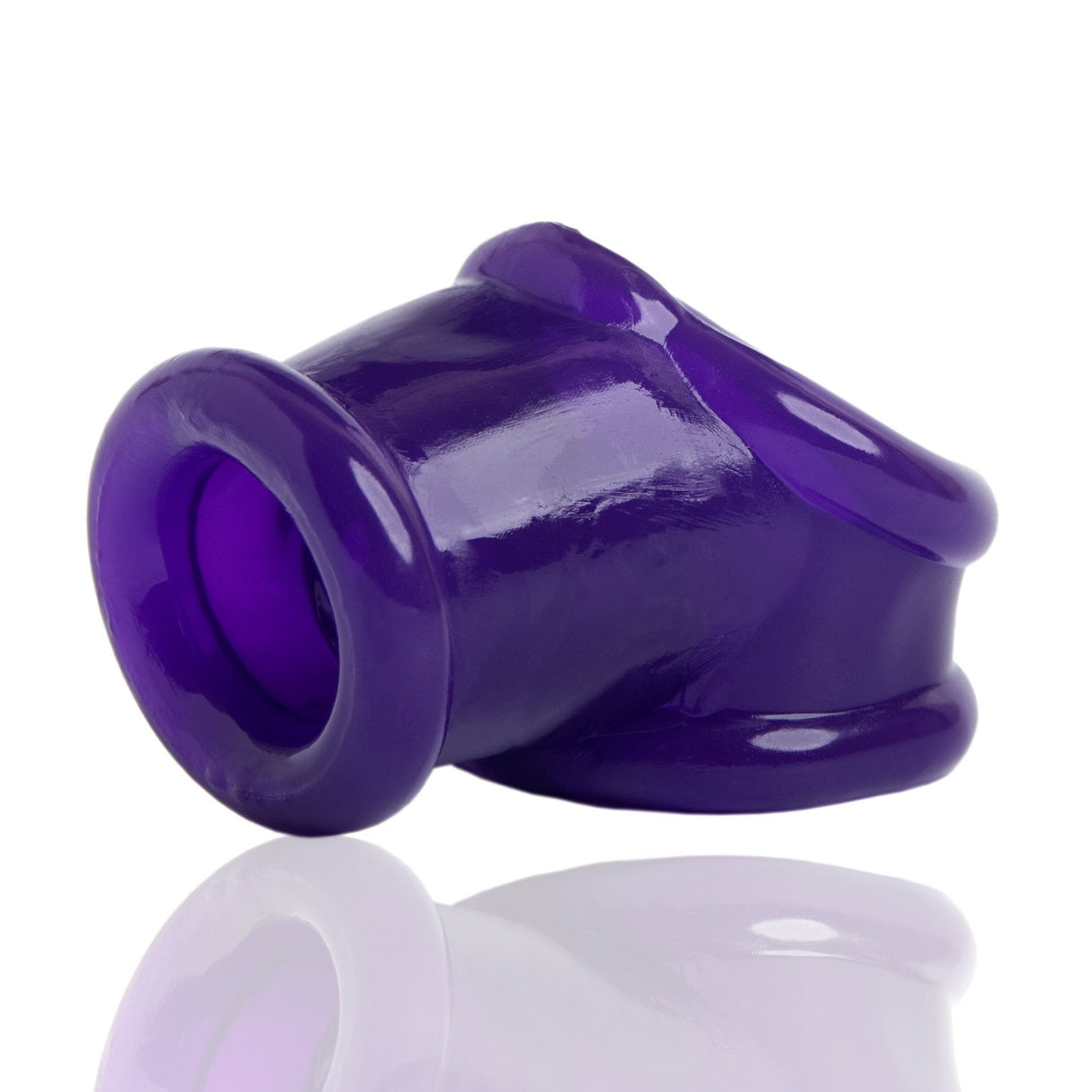 Powersling Cock Sling With Extended Ball Stretcher. Aubergine