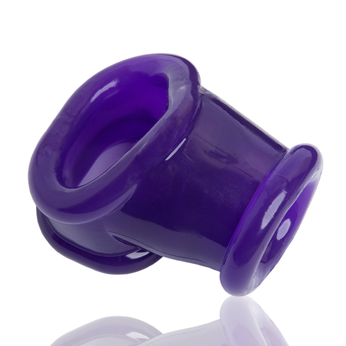 Powersling Cock Sling With Extended Ball Stretcher. Aubergine