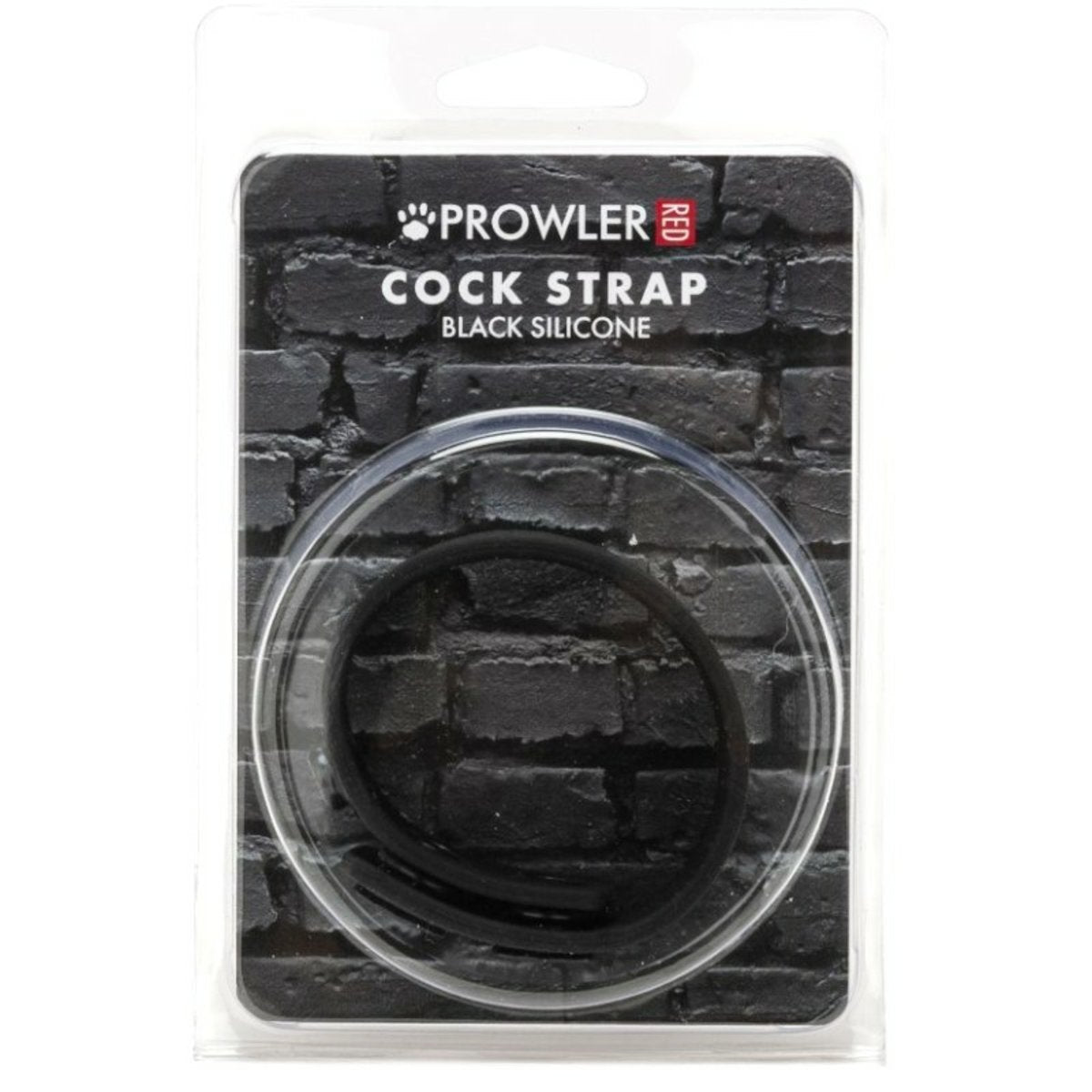 Prowler Black Silicone Cock Strap