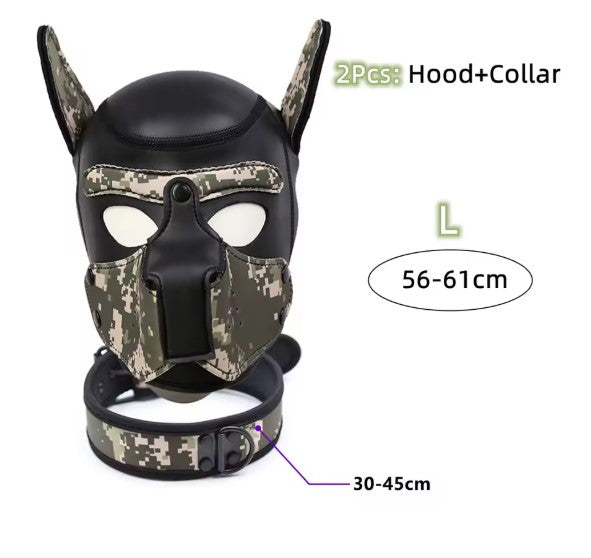 Puppy Hood & Collar Camo
