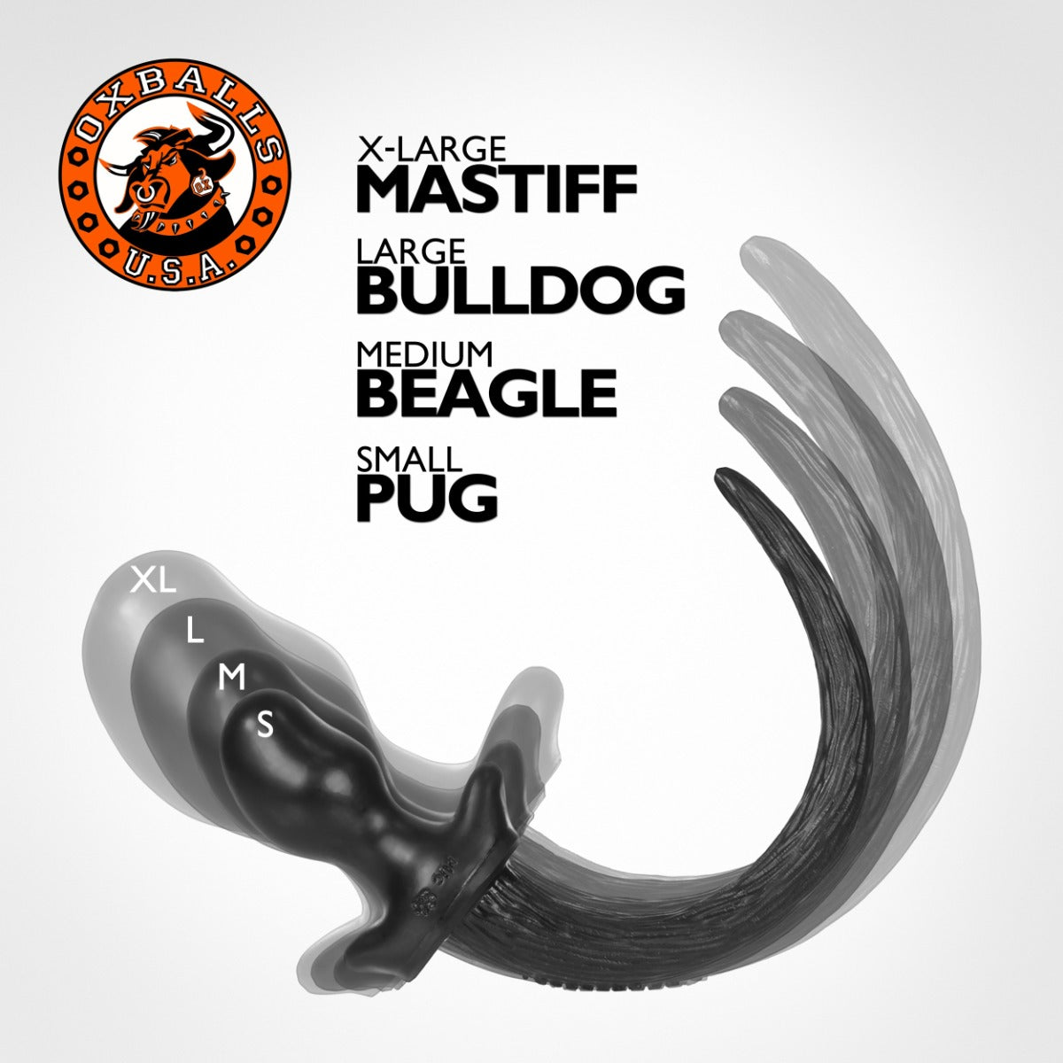 Oxballs - Puppy Pug Tail - Small