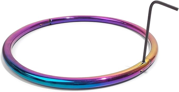 Rainbow Steel Eternity Collar
