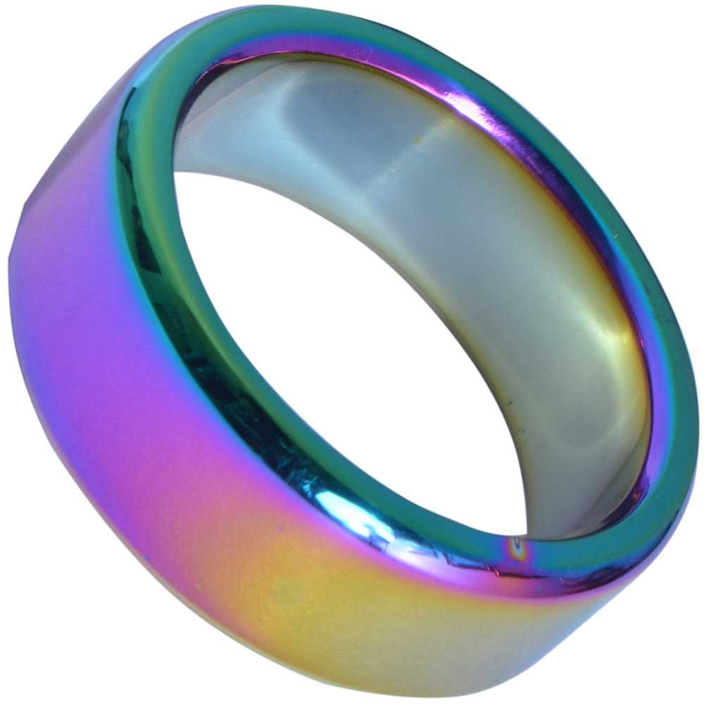 Rainbow Steel Flat Cockring