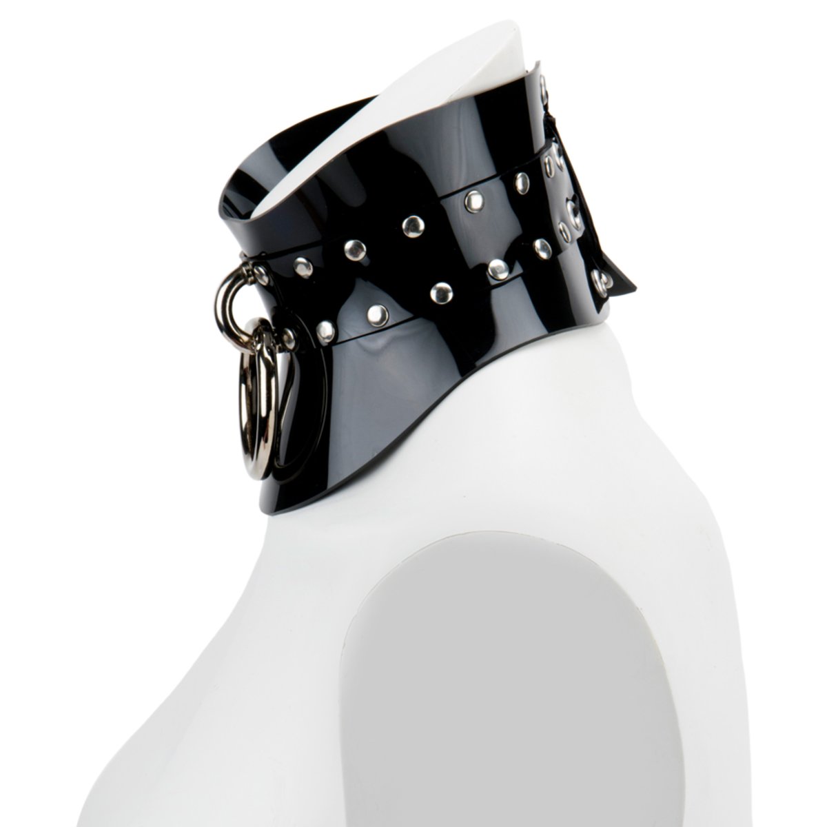 Posture Love Trap Collar Black Pvc Round