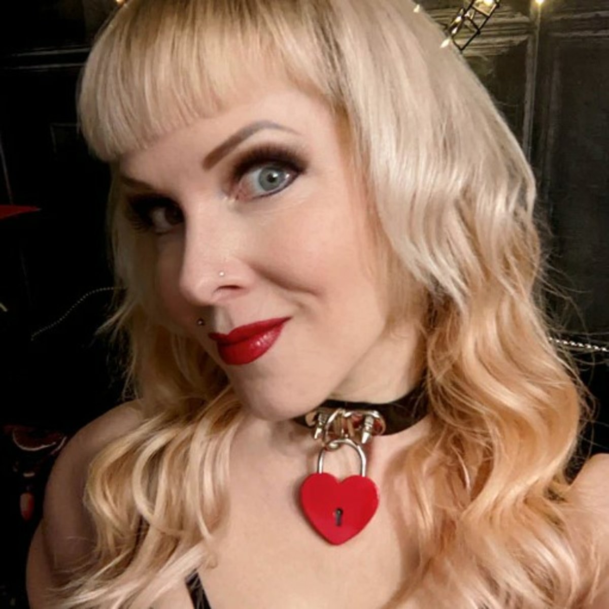 Choker-Large Padlock Choker