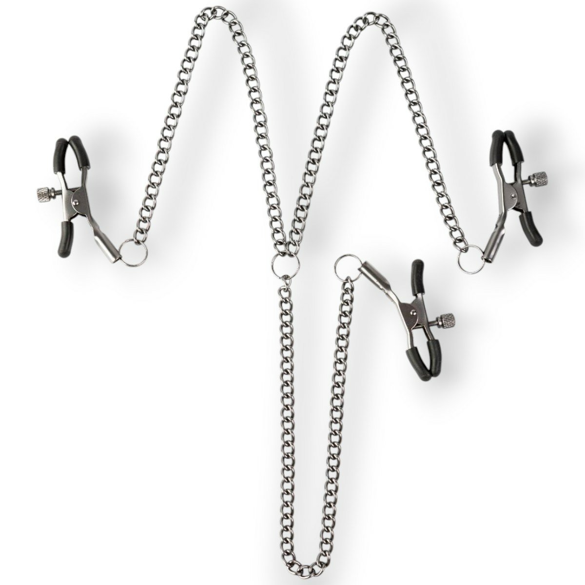 Sei Mio-Triple Tease-Adjustable Nipple And Clit Clamp Set