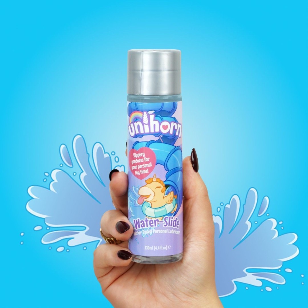 Unihorn Water-Slide Water Based Personal Lubricant 4.4 Fl Oz (130ml)