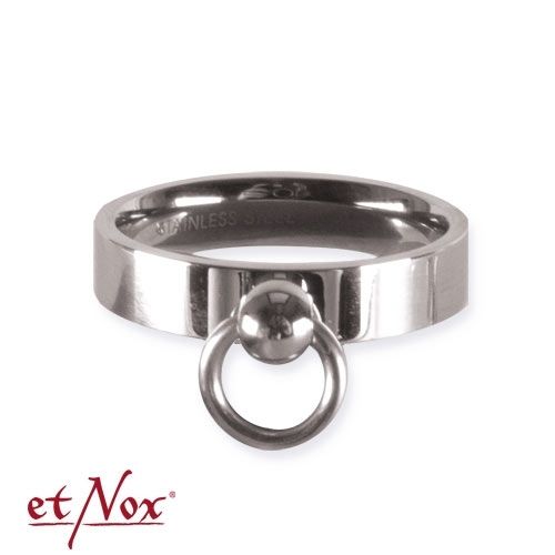 EtNox Story of O Stainless Steel Ring 5mm