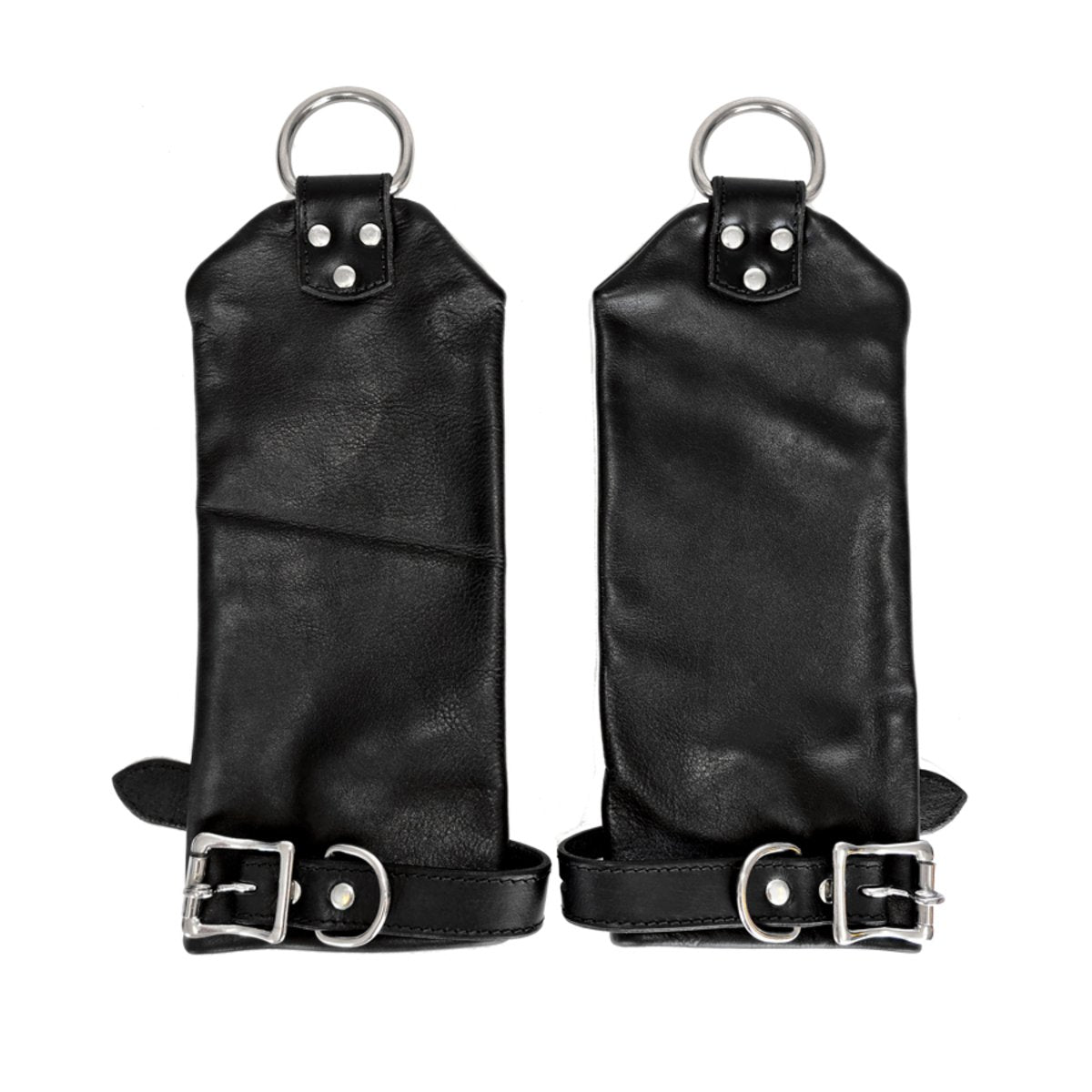 Flat Hand Black Mitts