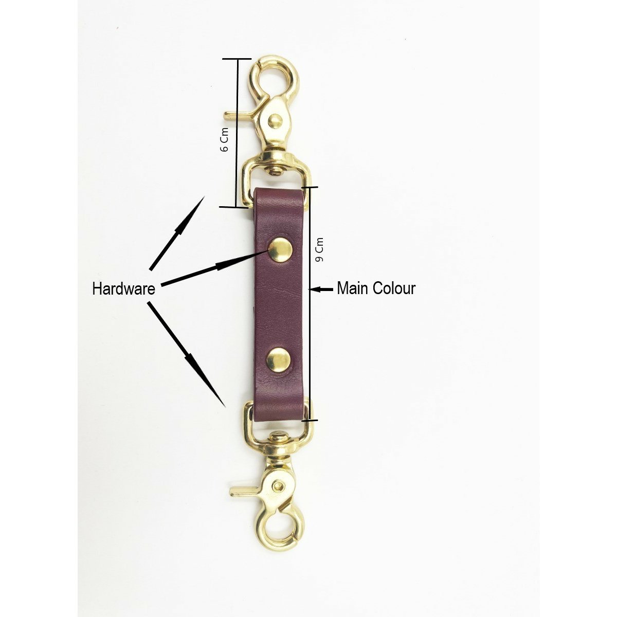 Short Fixation Strap-20mm-Unlined-Raw (M2O)