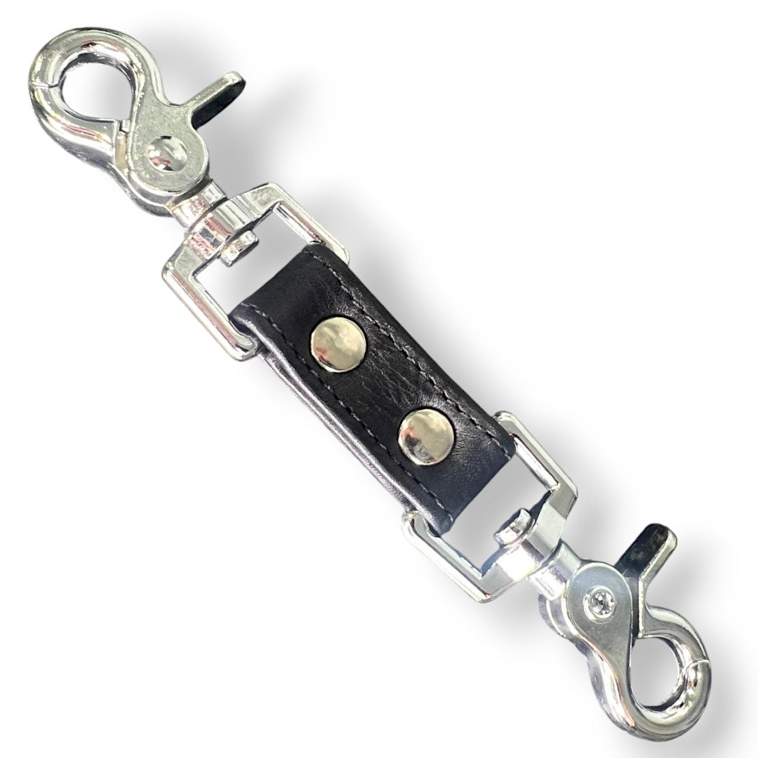 Soft Leather 12cm One Strap Snap Hook Tether M2O