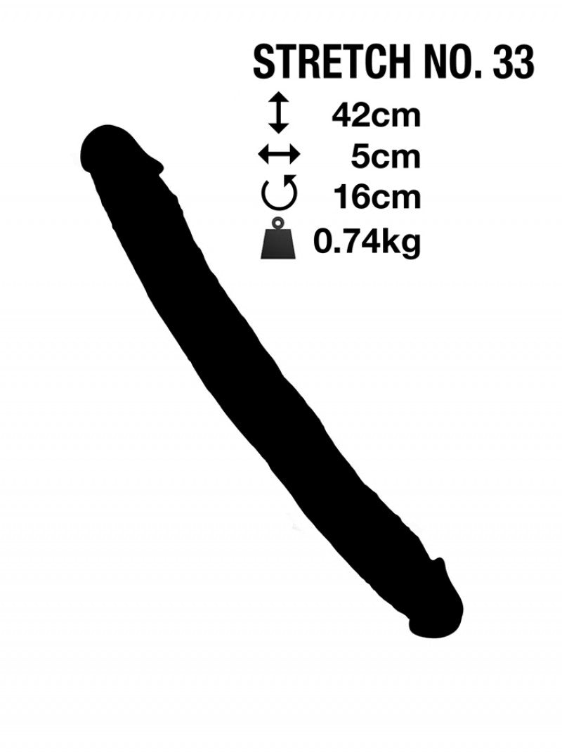 Stretch-Red Double Ended Dildo