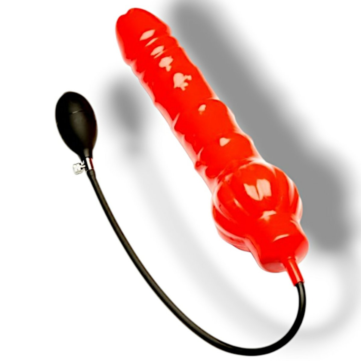 Dildo-Stretch Pump No.5X Inflatable Red Dildo