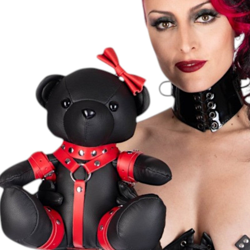 Leather Femme Bear Red