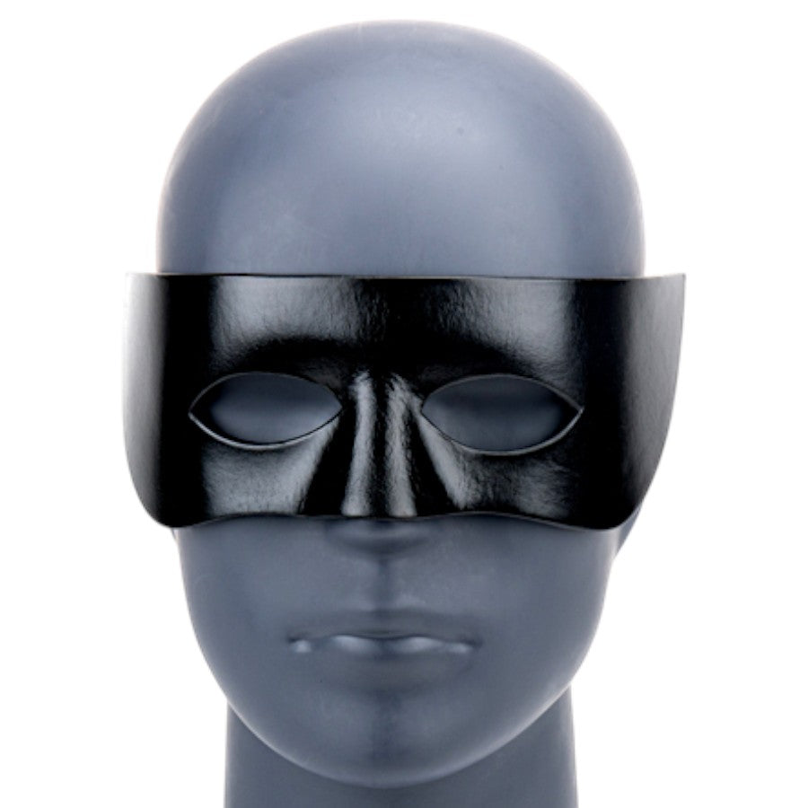 Cecilio Leather Designs Stand And Deliver Mask - Black