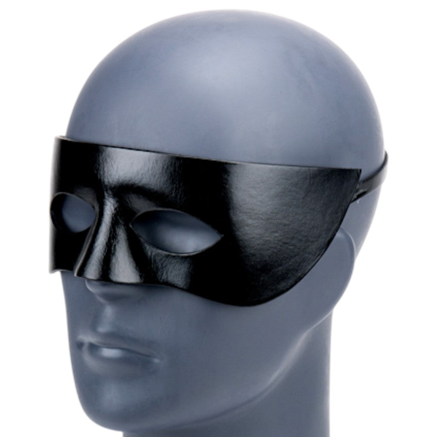 Cecilio Leather Designs Stand And Deliver Mask - Black
