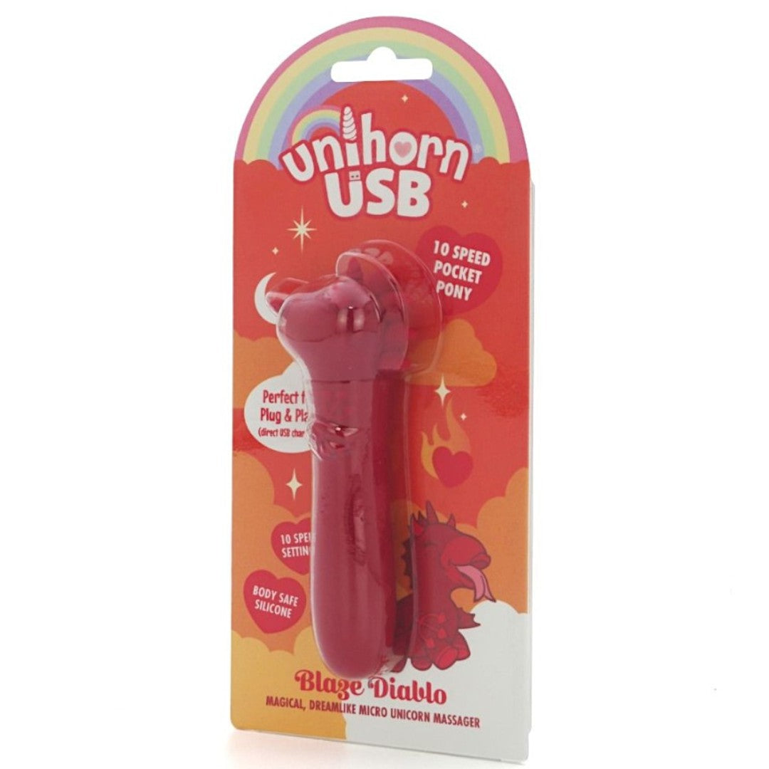 Unihorn Blaze Diablo USB Bullet Vibrator